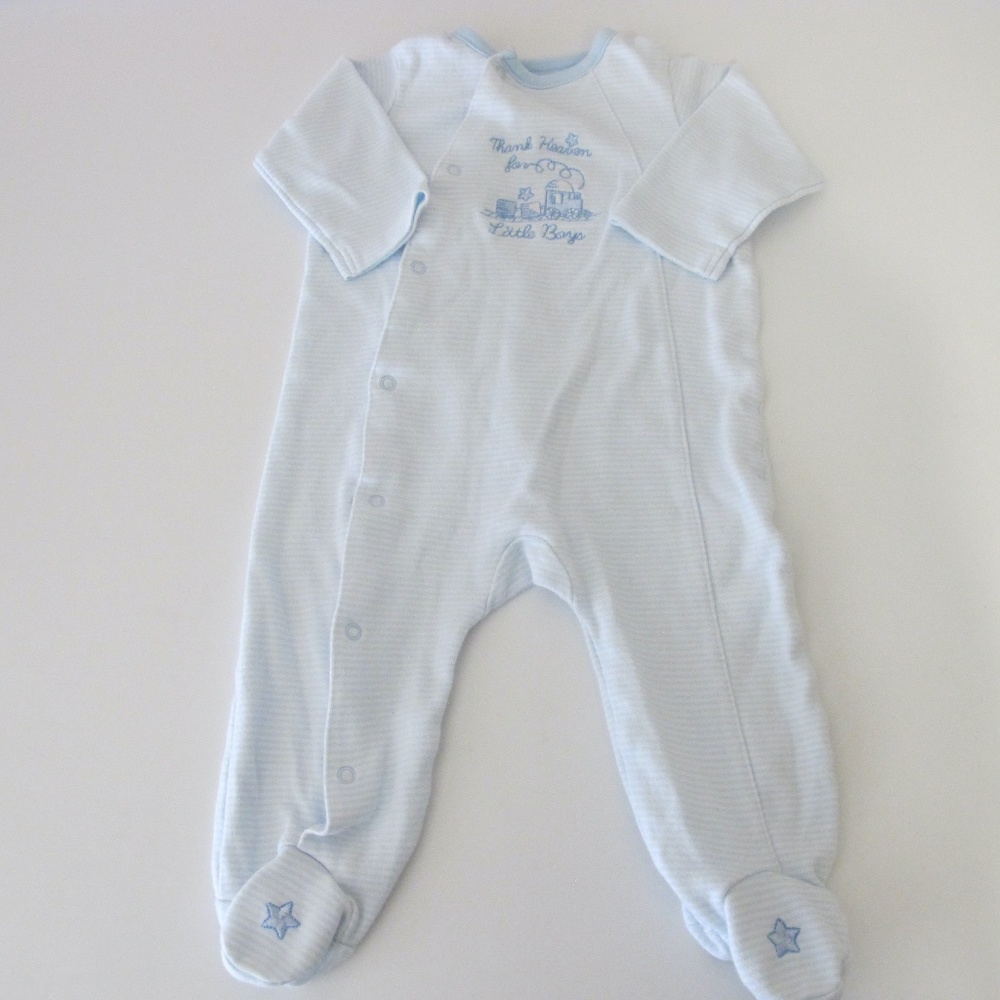 Baby Infant Little Me Pajama Boy's Size 9 months GUC